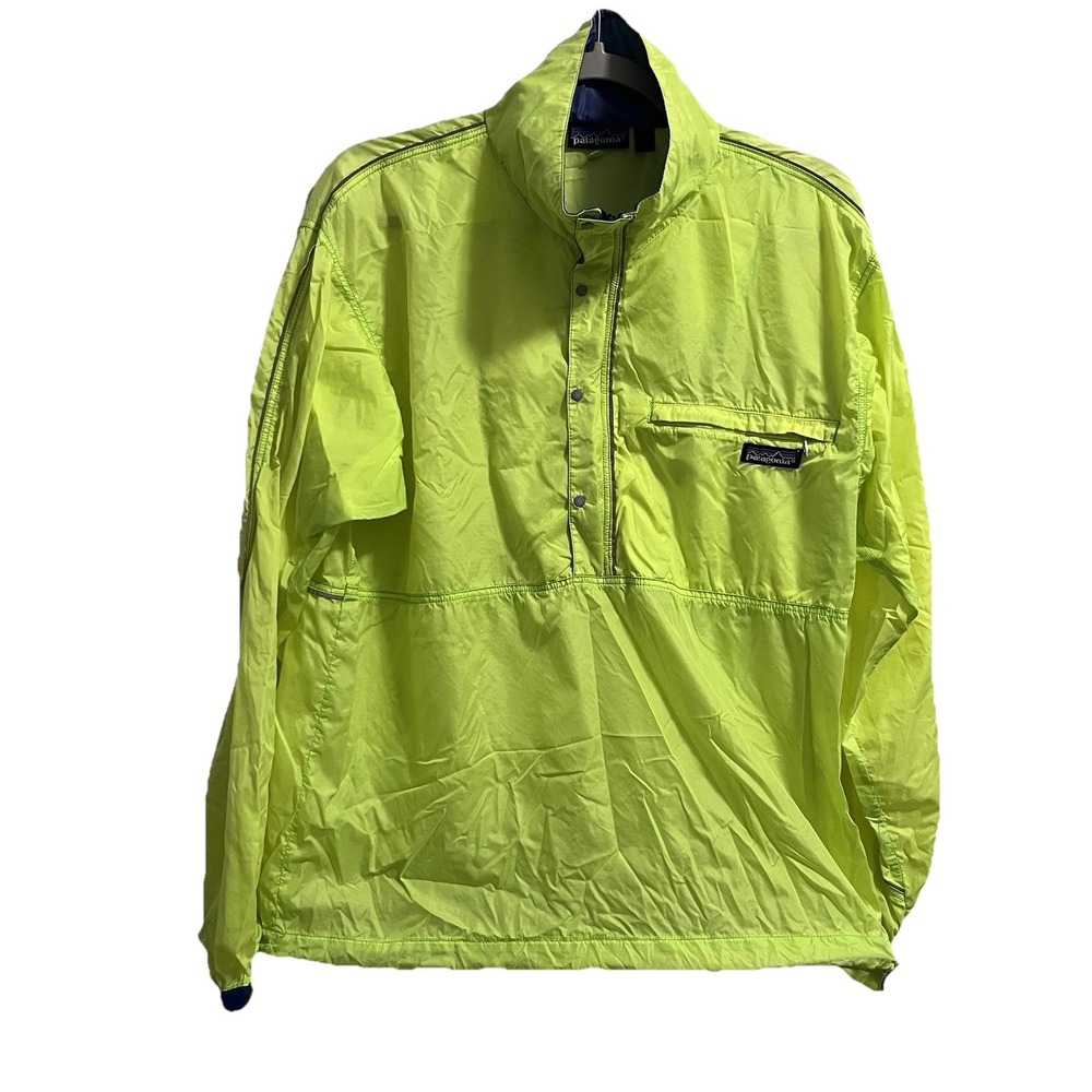 Vintage Patagonia Retro Windbreaker Lime Green Size M Unisex